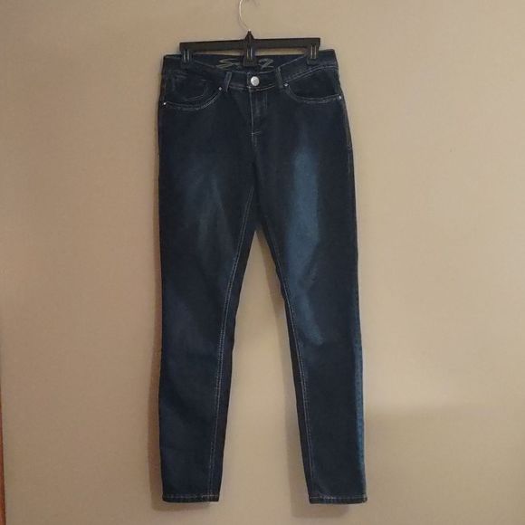 Seven7 Size 6 Skinny Ankle Jeans Metallic Thread - Picture 1 of 10
